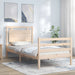 Sengeramme med hodegavl 100x200 cm heltre