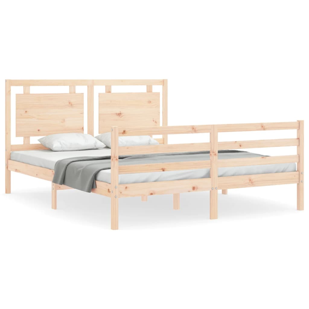 Sengeramme med hodegavl King Size heltre