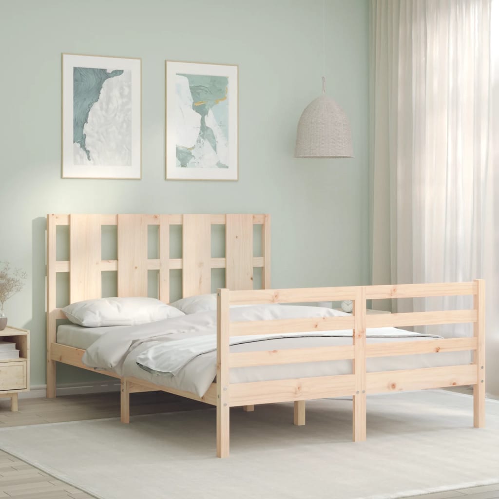Sengeramme med hodegavl double heltre