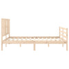 Sengeramme med hodegavl King Size heltre