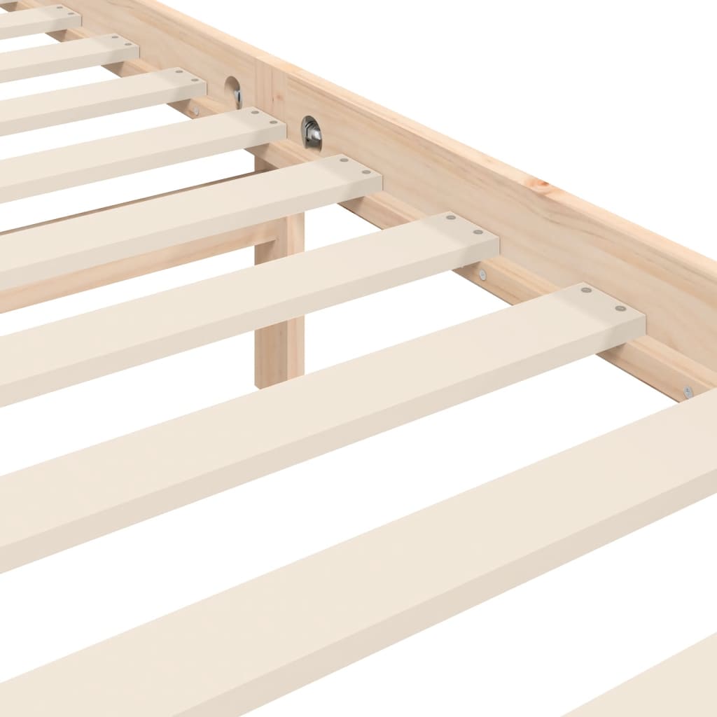 Sengeramme med hodegavl 100x200 cm heltre