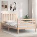 Sengeramme med hodegavl 100x200 cm heltre