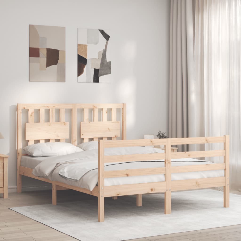 Sengeramme med hodegavl double heltre