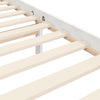 Sengeramme med hodegavl hvit 90x200 cm heltre