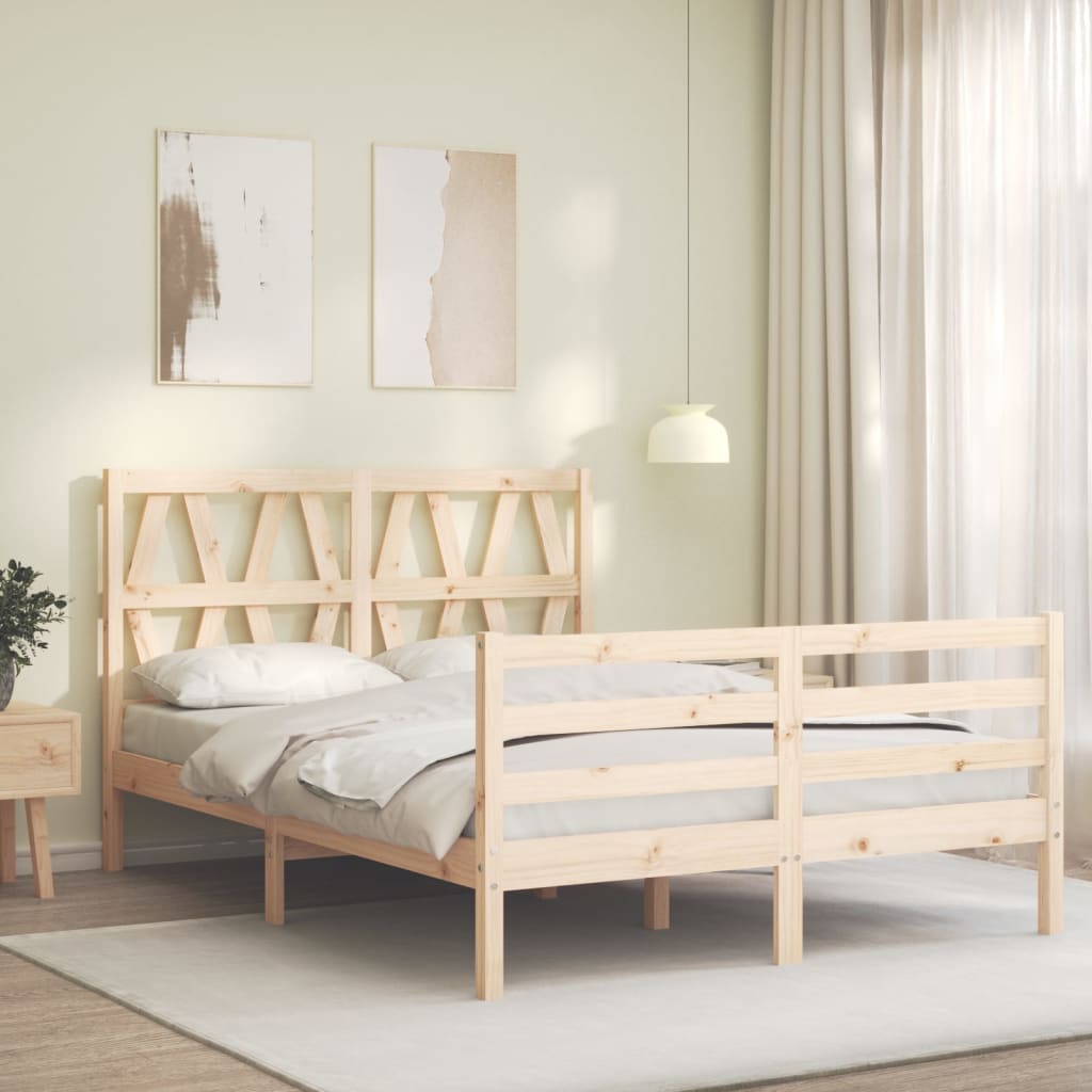 Sengeramme med hodegavl double heltre