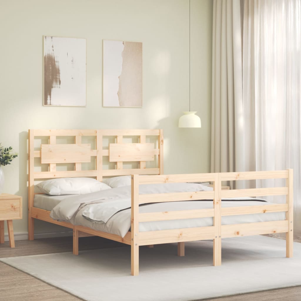 Sengeramme med hodegavl double heltre