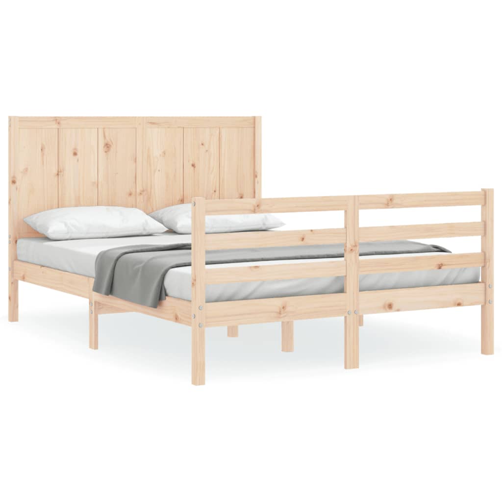 Sengeramme med hodegavl double heltre