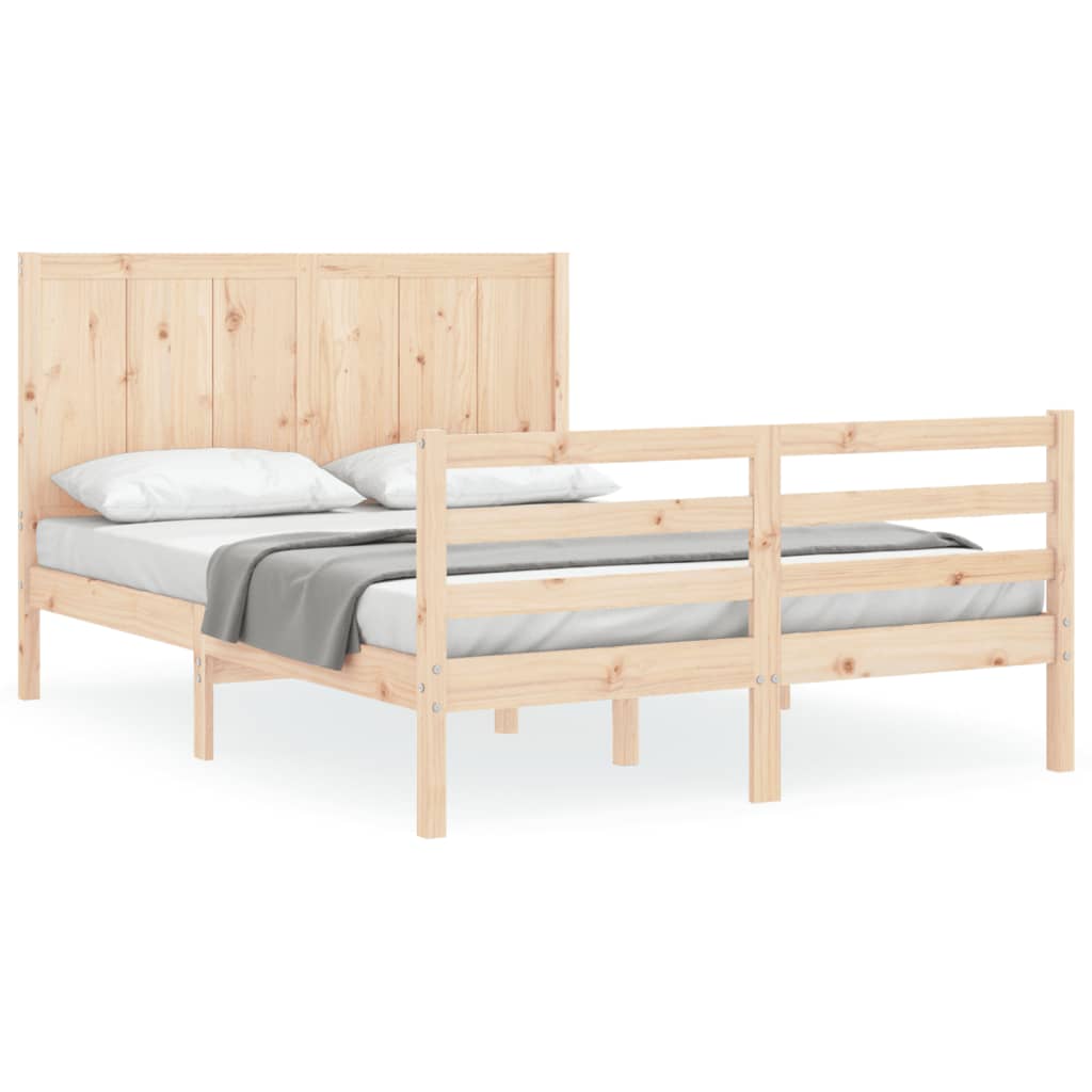 Sengeramme med hodegavl King Size heltre