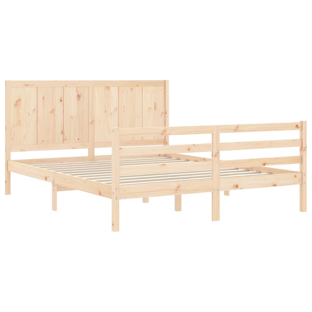 Sengeramme med hodegavl King Size heltre
