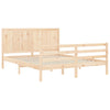 Sengeramme med hodegavl King Size heltre