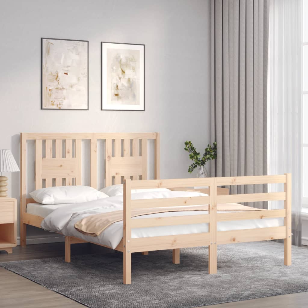 Sengeramme med hodegavl double heltre