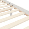 Sengeramme med hodegavl hvit double heltre