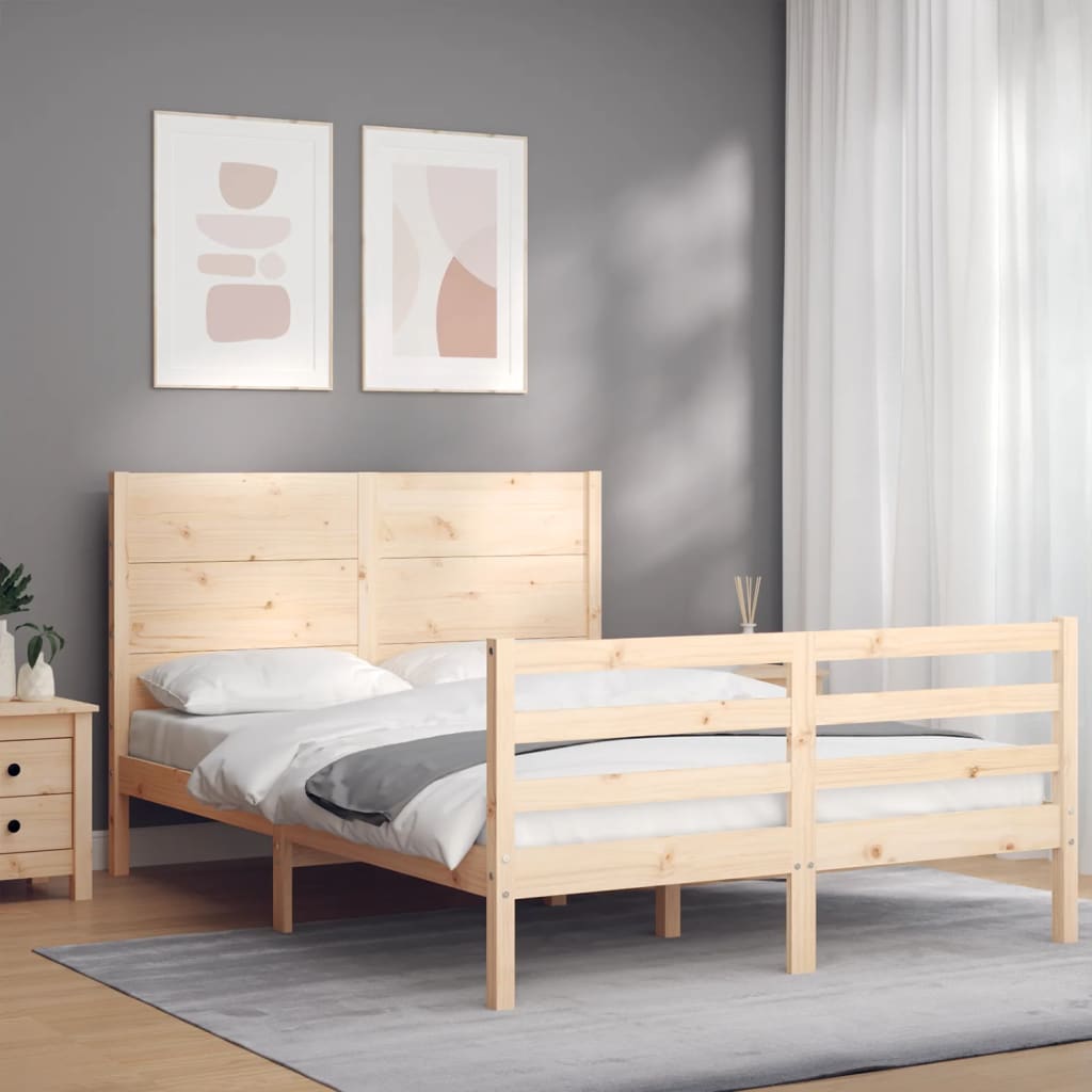 Sengeramme med hodegavl double heltre