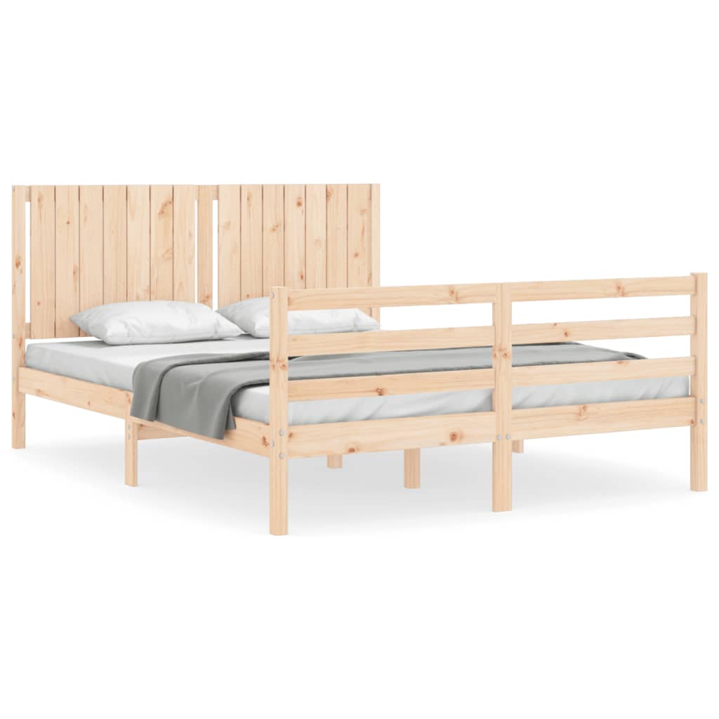 Sengeramme med hodegavl 160x200 cm heltre