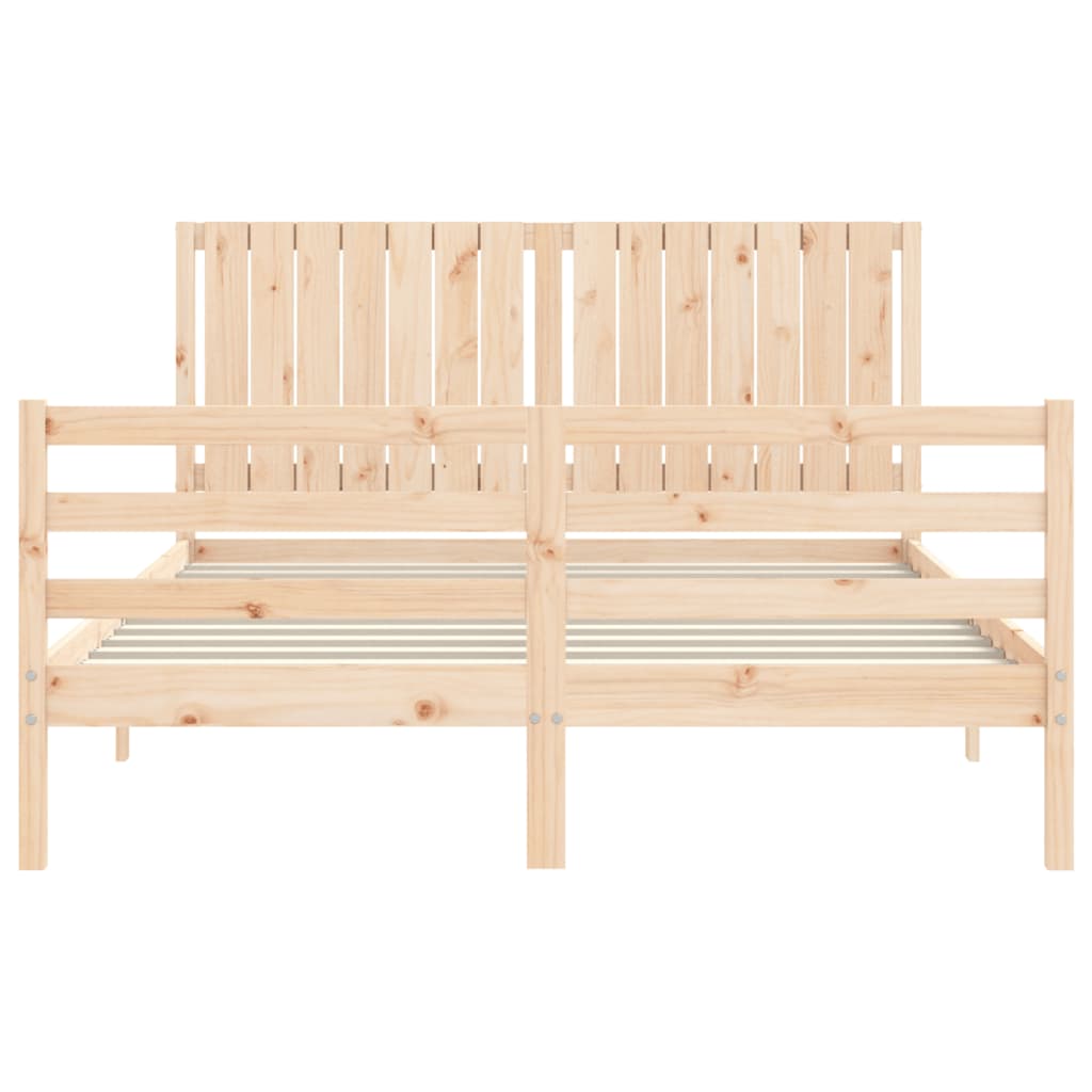 Sengeramme med hodegavl 160x200 cm heltre