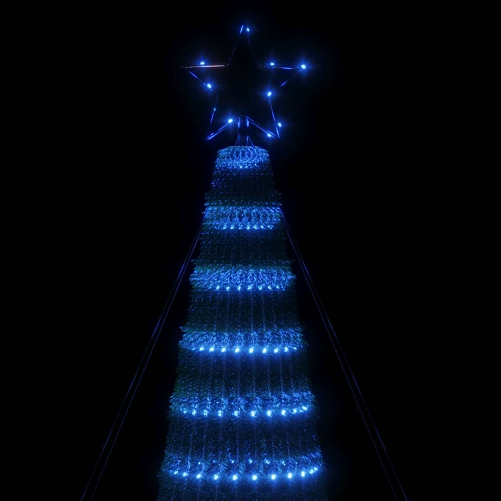 LED Juletre 688 LEDs Blå 300 cm