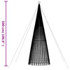 LED Juletre 1544 LEDs Varm Hvit 500 cm