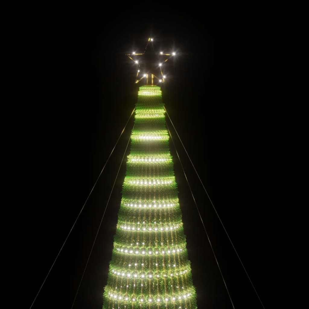 Juletre lyskjegle 1544 LED kaldhvit 500 cm