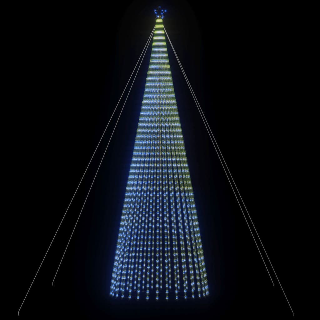 Juletre lyskjegle 1544 LED blå 500 cm