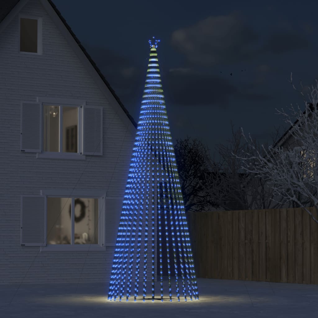 Juletre lyskjegle 1544 LED blå 500 cm