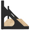 Vegghyller 2 stk Sonoma eik 80x15x15,5 cm konstruert tre