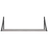 Vegghyller 2 stk grå sonoma 80x25x25,5 cm konstruert tre