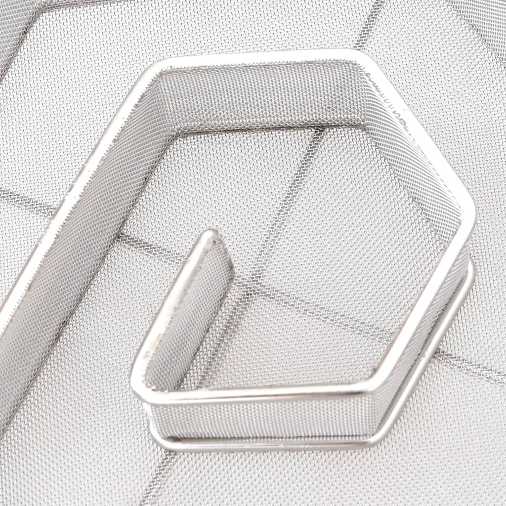 Ovnsrøyker med kaldrøykgenerator galvanisert stål vidaXL