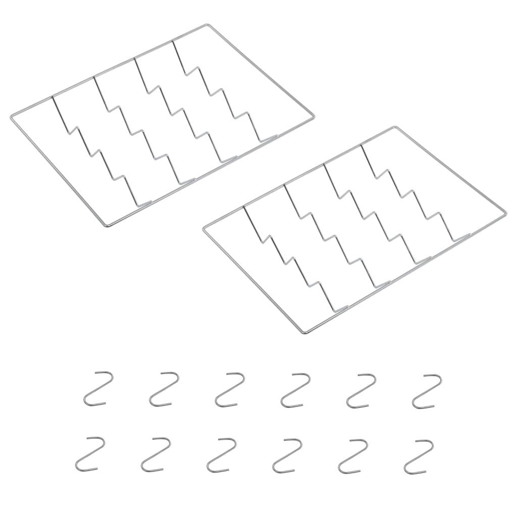 Ovnsrøyker med kaldrøykgenerator galvanisert stål vidaXL