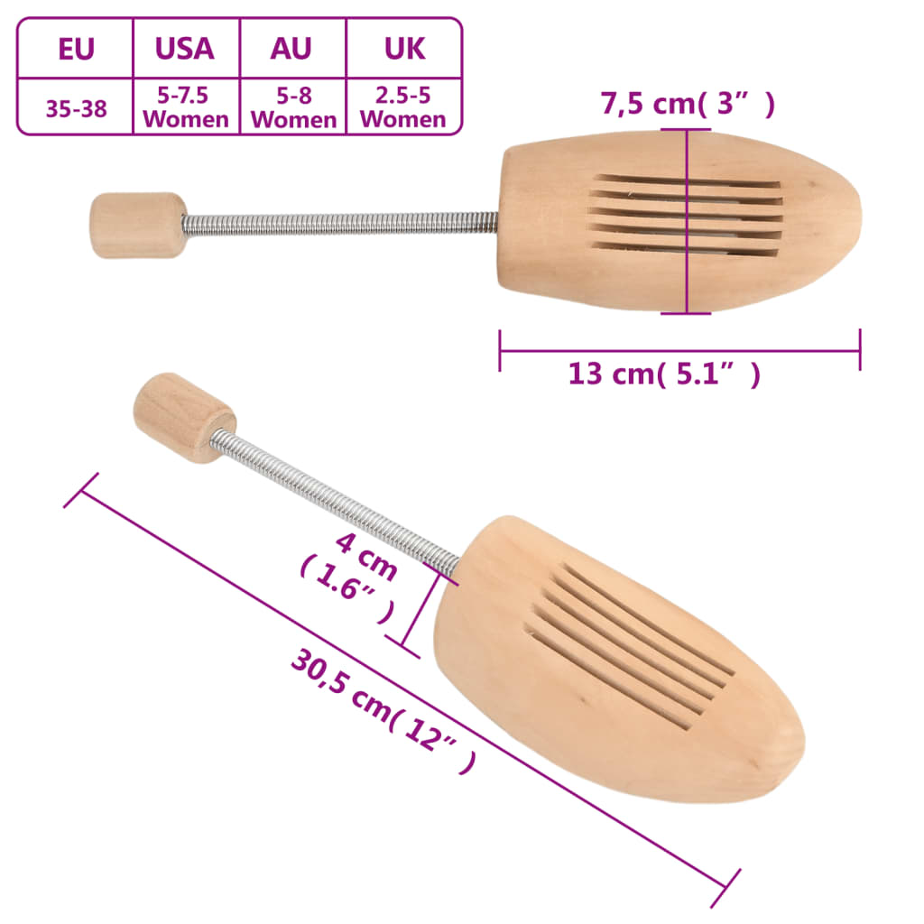Skobårer 2 par EU 35-38 heltre lotus