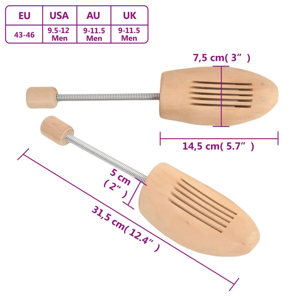 Skobårer 2 par EU 43-46 heltre lotus
