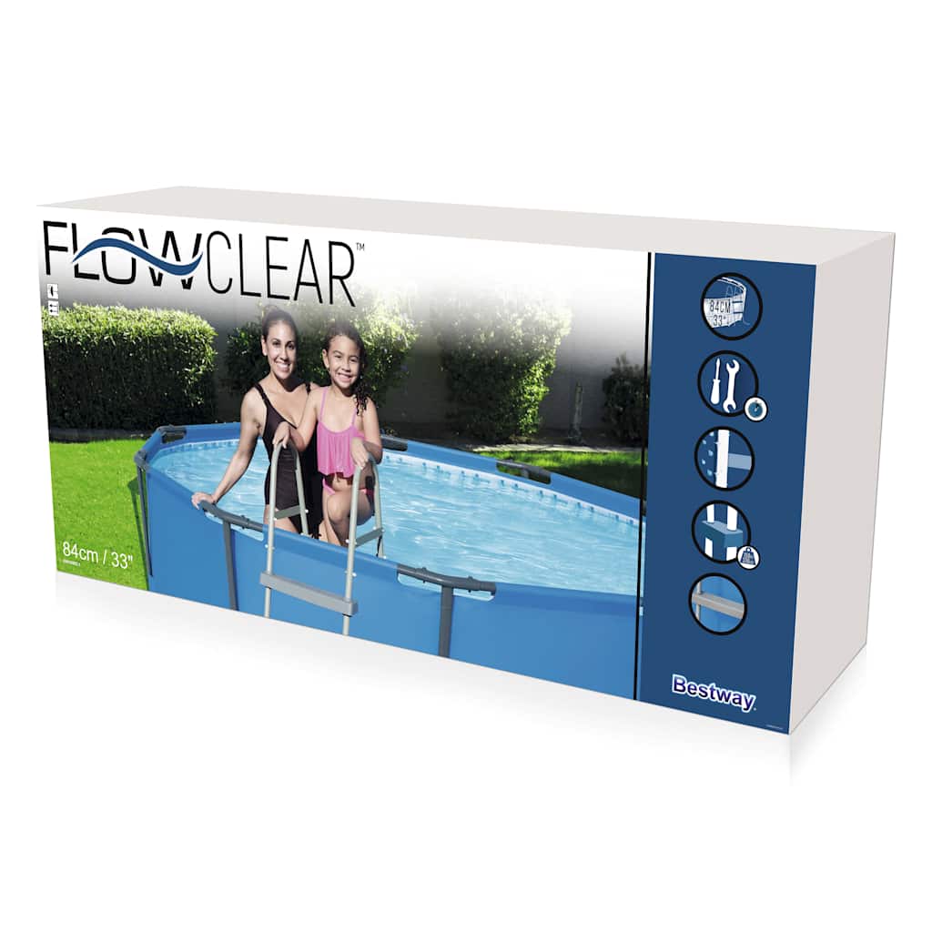 Bestway Flowclear Bassengstige 4-trinns 122 cm 58331