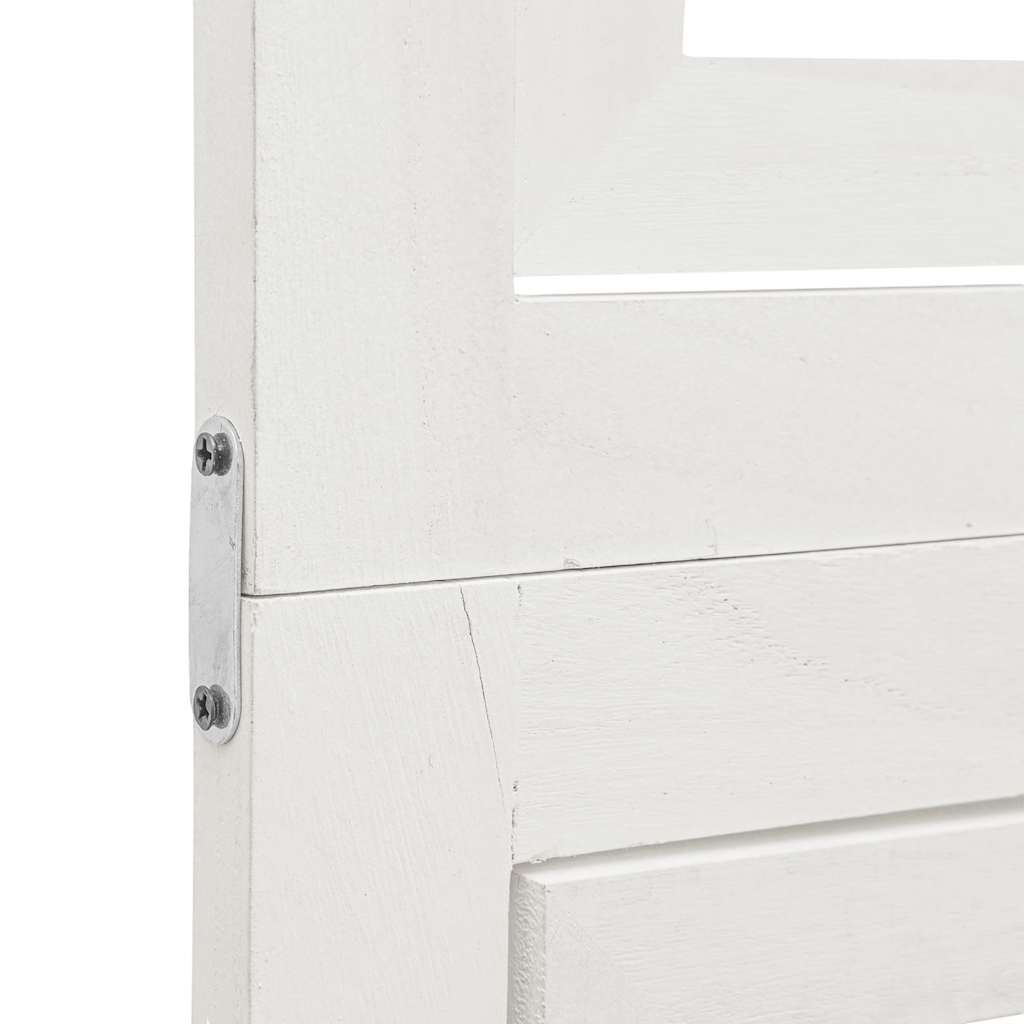 Romdeler 3 paneler hvit heltre keisertre
