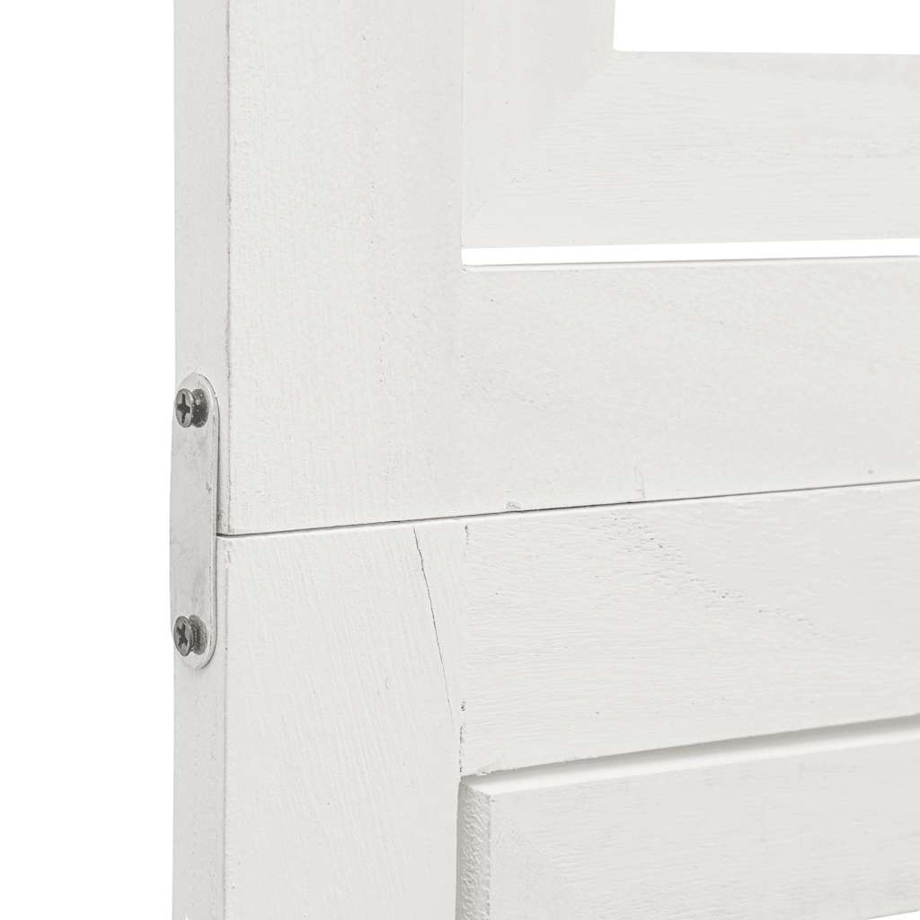 Romdeler 4 paneler hvit heltre keisertre