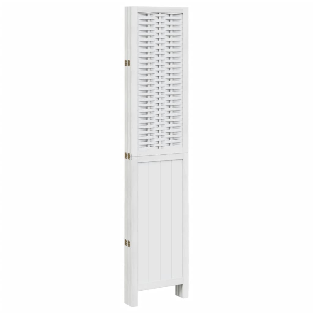 Romdeler 5 paneler hvit heltre keisertre