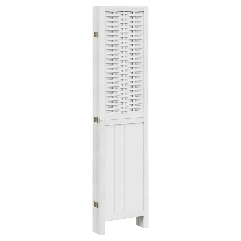 Romdeler 6 paneler hvit heltre keisertre
