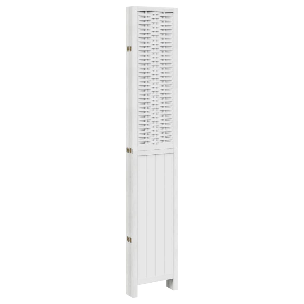 Romdeler 6 paneler hvit heltre keisertre