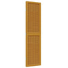 Romdeler 3 paneler brun heltre keisertre