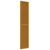 Romdeler 4 paneler brun heltre keisertre