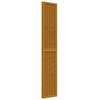 Romdeler 4 paneler brun heltre keisertre