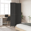 Romdeler 3 paneler svart heltre keisertre
