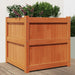 Hageplantekasse voksbrun 60x60x60 cm heltre furu