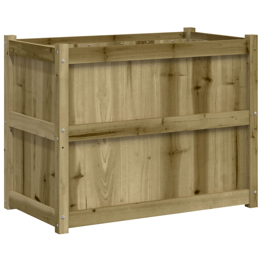 Hageplantekasse 90x50x70 cm impregnert furu vidaXL