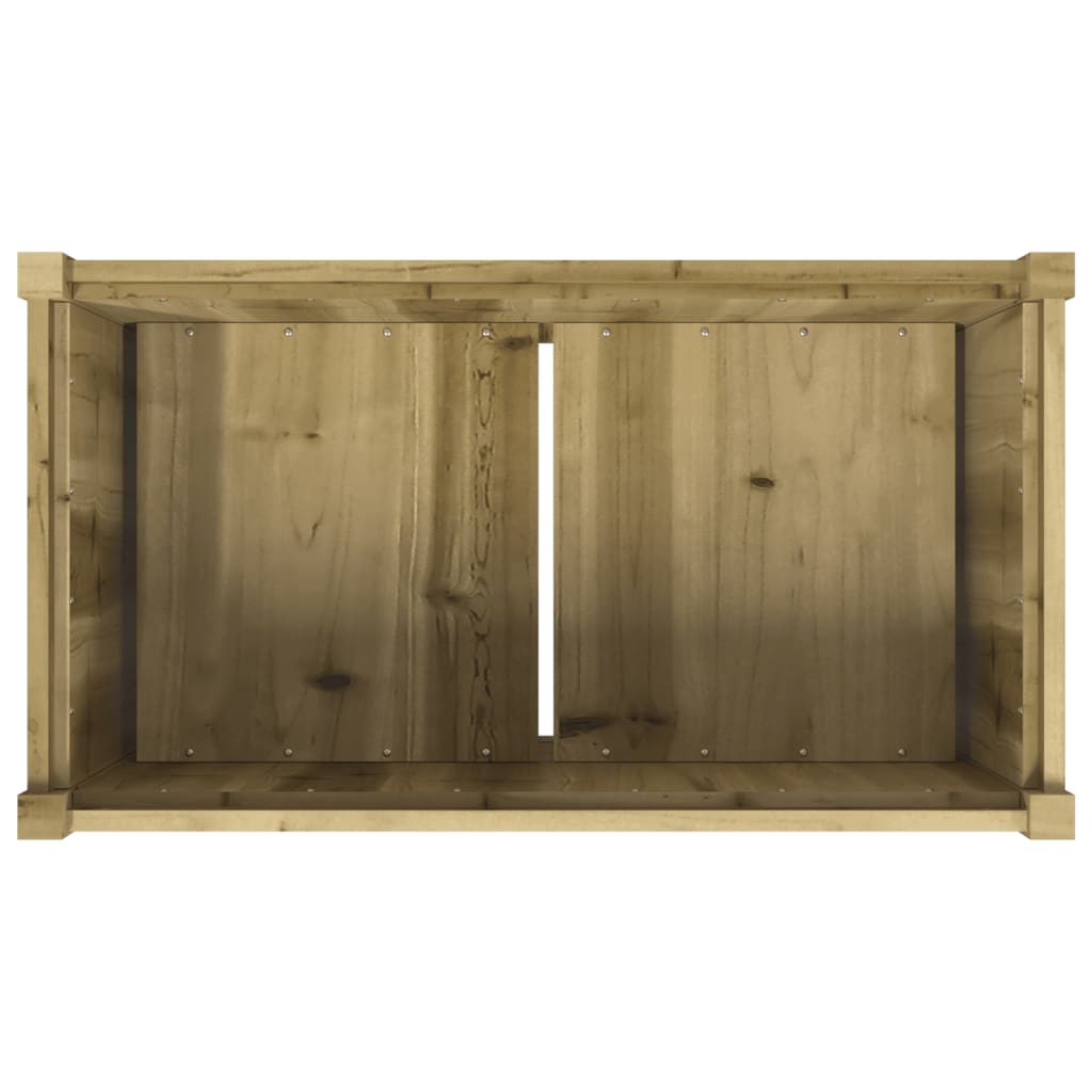 Hageplantekasse 90x50x70 cm impregnert furu vidaXL