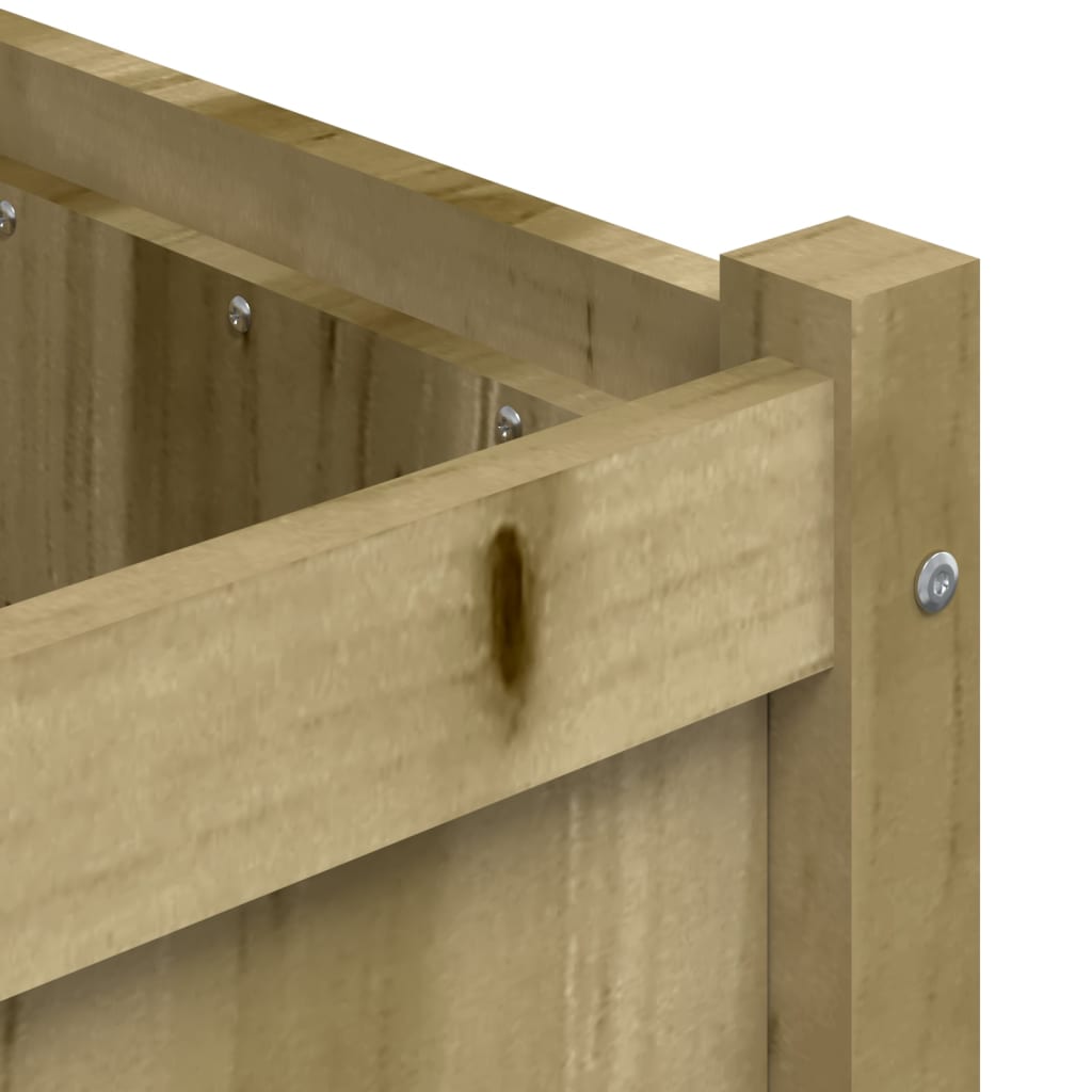 Hageplantekasse 90x50x70 cm impregnert furu vidaXL