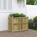 Hageplantekasse 90x50x70 cm impregnert furu vidaXL