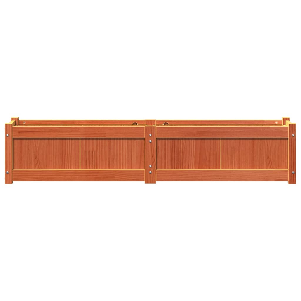 Hageplantekasse voksbrun 150x31x31 cm heltre furu