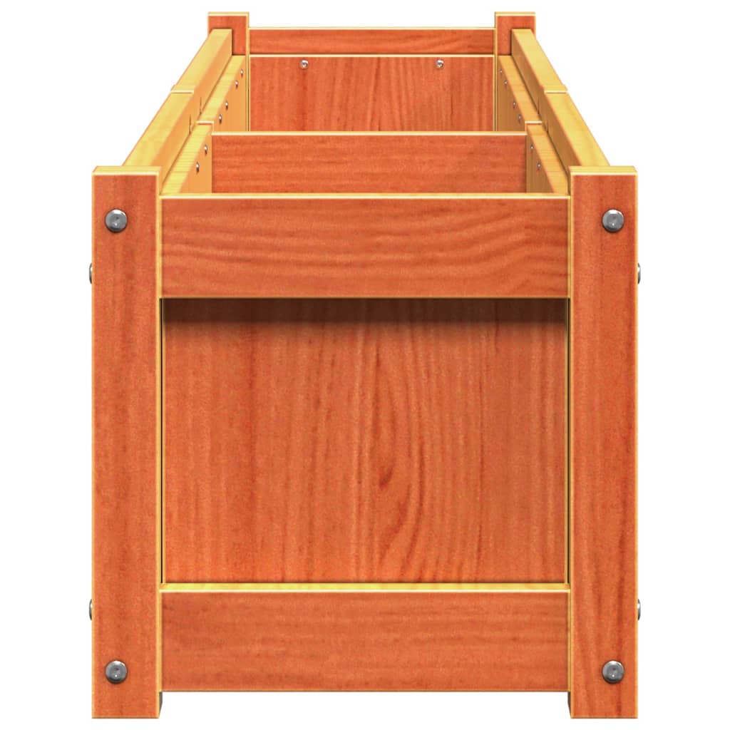 Hageplantekasse voksbrun 150x31x31 cm heltre furu