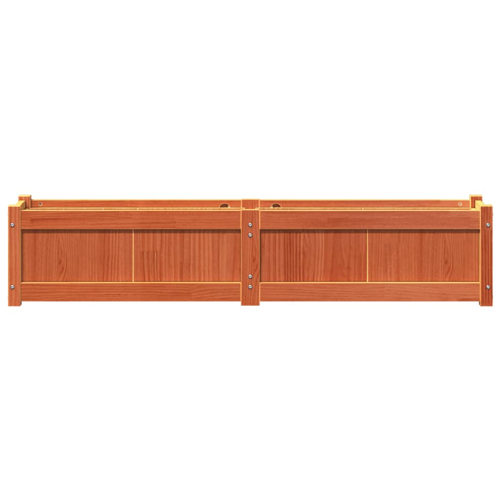 Plantekasser 2 stk brun heltre furu