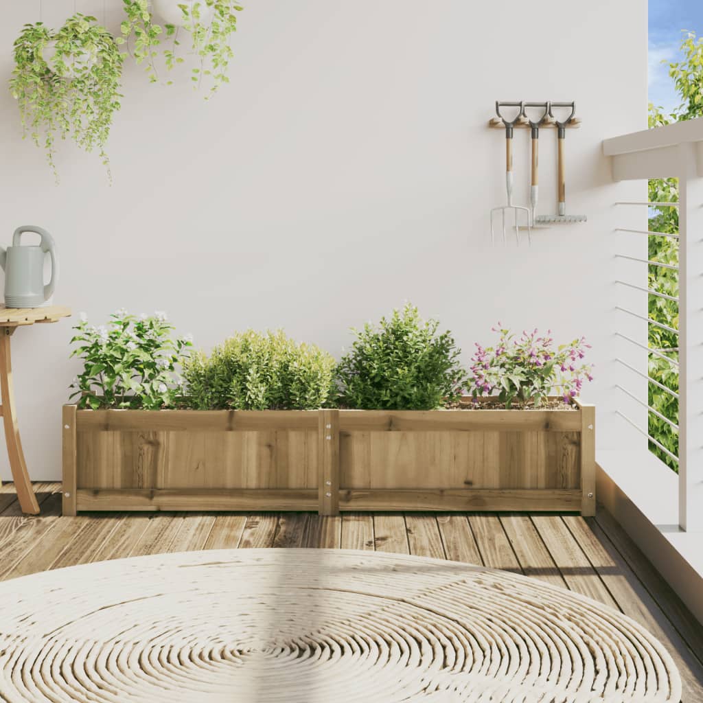 Hageplantekasse 150x31x31 cm impregnert furu