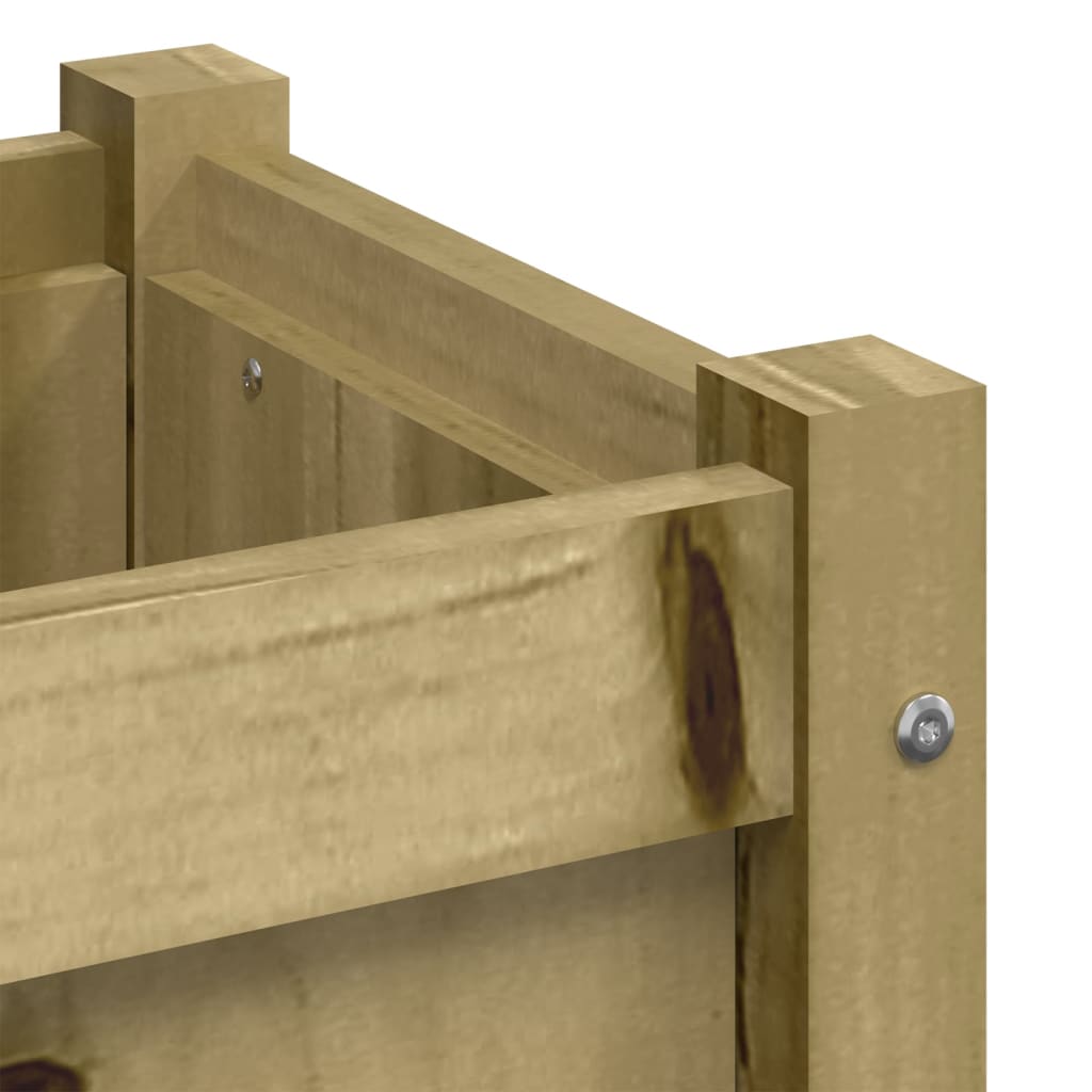 Hageplantekasse 150x50x50 cm impregnert furu